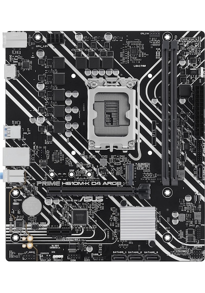 Asus Prime H610m-k D4 Argb Ddr4 3200mhz Oc M.2 Hdmı Pcıe 4.0 1700p Matx Anakart