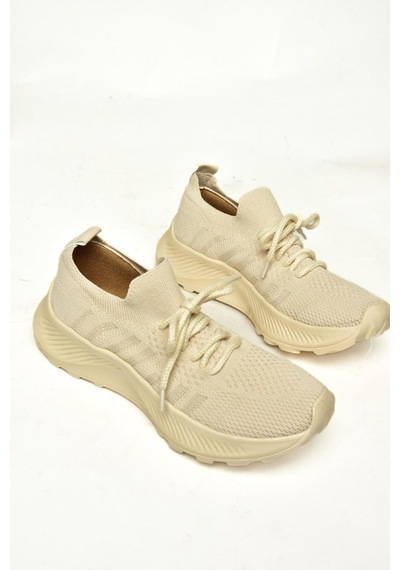 Fox Shoes U239004004 Bej Kumaş Spor Ayakkabı Sneakers Bej-kumaş Bej