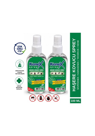 Kenex Haşere Kovucu Sprey 2 x 100 ML