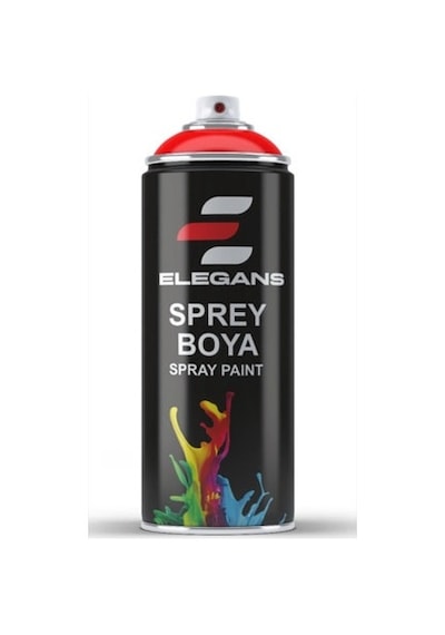 Elegans Isıya Dayanıklı Sprey Boya Siyah 400 Ml Siyah