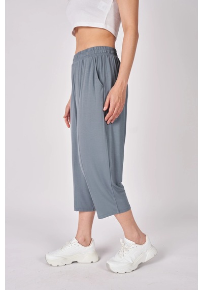 Defys Kadın Beli Lastikli Regular Fit Dikiş Detaylı Şalvar Pantolon Bazalt Gri - 625082534 Bazalt Gri Defys Kadın Beli Lastikli Regular Fit Dikiş Detaylı Şalvar Pantolon Bazalt Gri - 625082534 Bazalt Gri