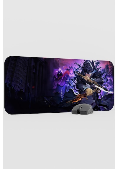Solo Leveling Anime V2 - 70x30 Xl Gaming Kauçuk Kaymaz Taban Mouse Pad Fare Altlığı