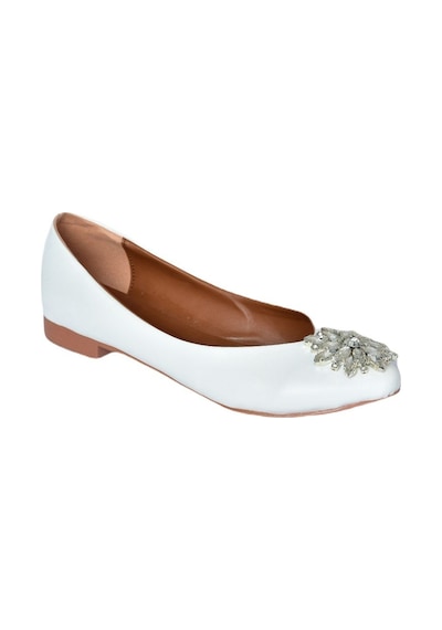Fox Shoes Beyaz Kadın Babet H726511709 Beyaz