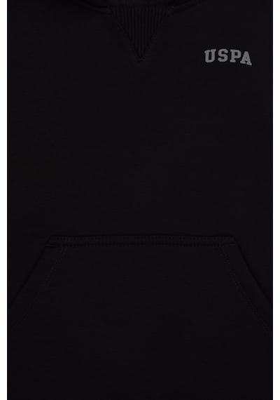 U.S. Polo Assn. Erkek Çocuk Siyah Basic Sweatshirt 50313808-VR046