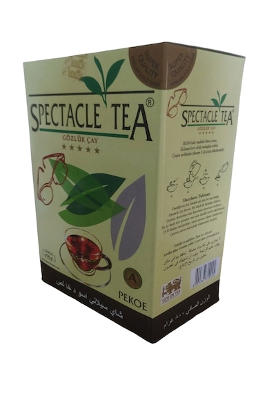 Spectacle Tea Gözlük Çay 6 Adet 800 Gr'lık Ithal Çay %100 Orijinal Pekoe Ceylon Tea