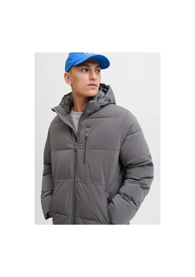 Jack & Jones Gri Erkek Mont 12278792 Jjeowen Puffer Sn Castlerock Jack & Jones Gri Erkek Mont 12278792 Jjeowen Puffer Sn Castlerock