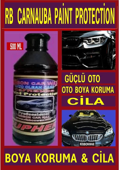 Rb Carnauba Paint Protection 500 Ml Oto Boya Koruma + Cila