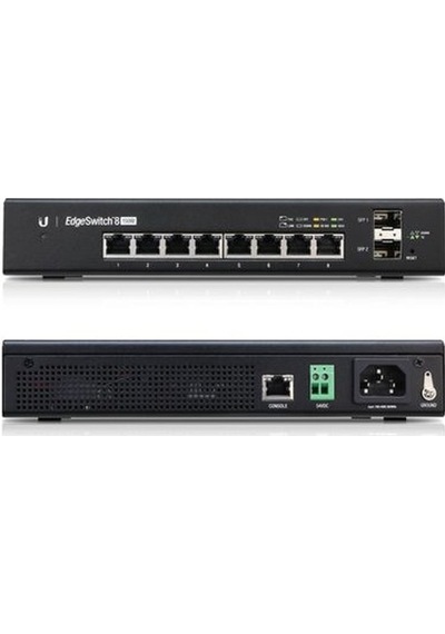 Ubiquiti ES-8-150 W 8 Port 10 / 100 / 1000 Mbps Yönetilebilir Switch