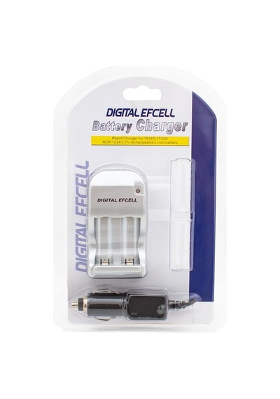 Digital Efcell 123a - 16340 - 17335 2 Li Ev Ve Araç Pil Şarj Cihazı