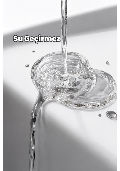 Banyo Perdesi - Su Geçirmez - Duş Duşakabin Perde - 12 Kancalı - 180x180 Cm - Kendinden Delikli Kolay Takılan Kanca Beyaz