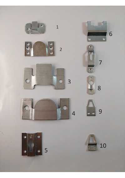 Ayna Panel Çerçeve Tablo Askı Montaj Kancası No:7 13 MM x 62 MM