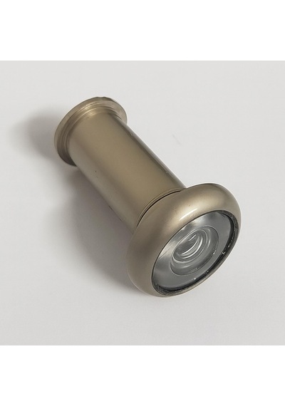 Kapı Dürbünü Kısa Saten 35-60 Mm 14 Mm Delik Çapı Güvenlik Gözetleme Aparatı Metal Gövde