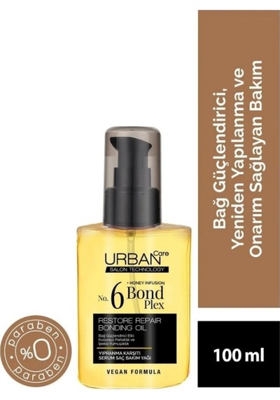 Urban Care Bond Plex No 6 Yıpranma Karşıtı Serum Saç Bakım Yağı 100ml