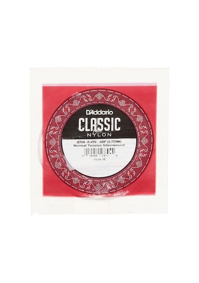 Daddario J2704 Klasik Gitar Tek Teli, Classic Nylon, Normal Tensi
