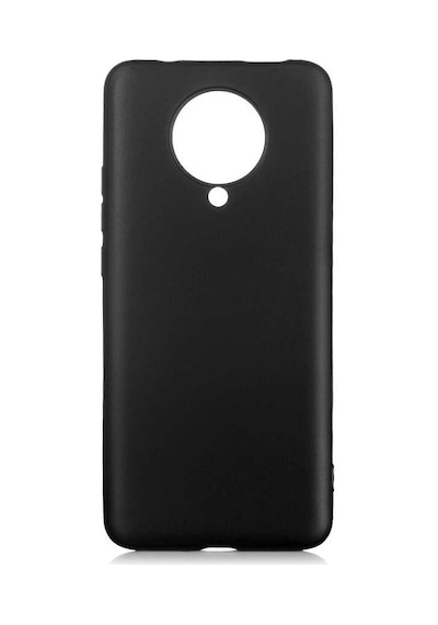 Noktaks - Redmi K30 Pro Uyumlu - Kılıf Mat Soft Esnek Premier Silikon Kapak - T16194 - Siyah Siyah