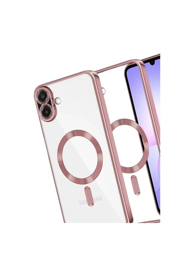 Newface Samsung Galaxy A07 4g Kross Magneticsafe Kapak - Rose Pembe