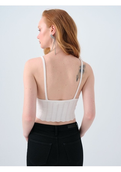 LOFT Slim Fit Kadın Bluz K.kol Lf2040228 Q1.v1 Beyaz