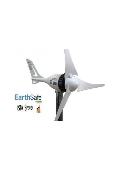 I-500 Watt 12V-24Volt Rüzgar Türbini + Hibrit Şarj Kontrol Cihazı
