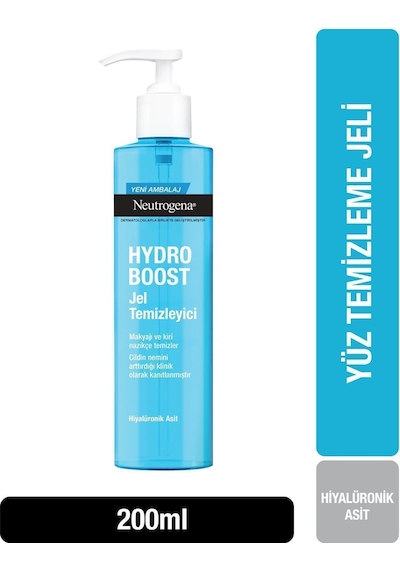 Neutrogena Hydro Boost Jel Yüz Temizleyici 200 ml