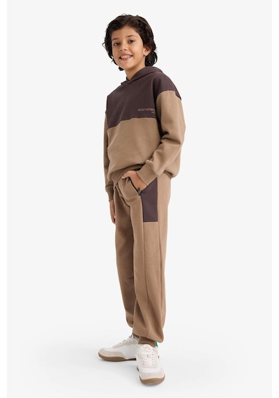 Defacto Erkek Çocuk Kargo Fit Beli Lastikli Eşofman Altı G5568a825cwbg152 Bej-bg152