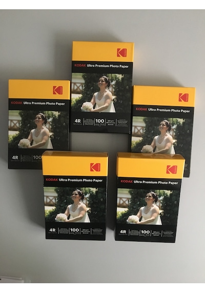 Kodak 10X15Cm-260 Gram(5 Paket) Parlak Inkjet Fotoğraf Kağıdı