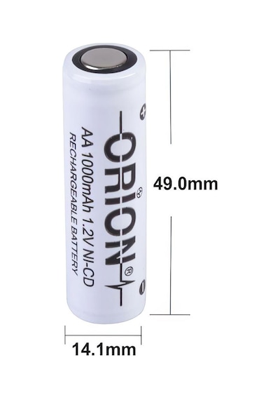 Orion 1.2 V Ni-Cd AA 1000mAh Şarj Edilebilir Kalem Pil
