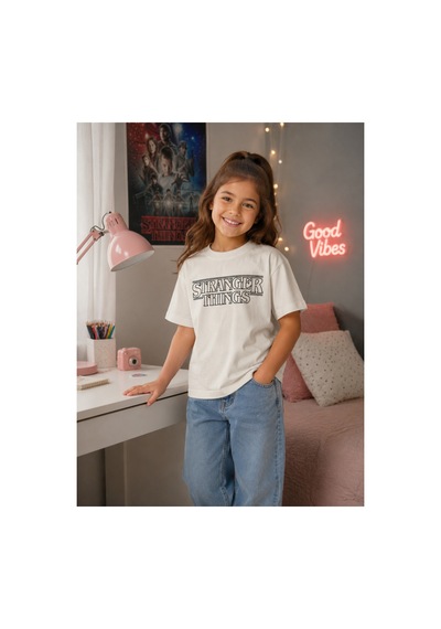 Uğur Bebe %100 Pamuk Stranger Things Baskılı Unisex Çocuk Tişört Ekru Kısa Kollu Bisiklet Yaka Yazlık Ekru Ekru Uğur Bebe %100 Pamuk Stranger Things Baskılı Unisex Çocuk Tişört Ekru Kısa Kollu Bisiklet Yaka Yazlık Ekru Ekru