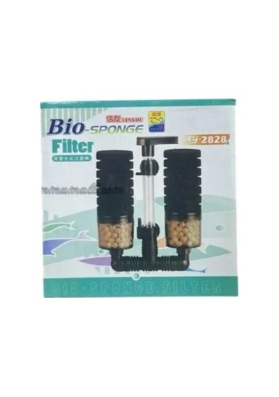 Bio-sponge Çift Süngerli Seramikli Pipo Filtre Xy-2828