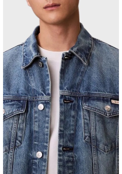 Calvin Klein Erkek Kot Ceket Lv04rd706g Zy2 Mavi Mavi