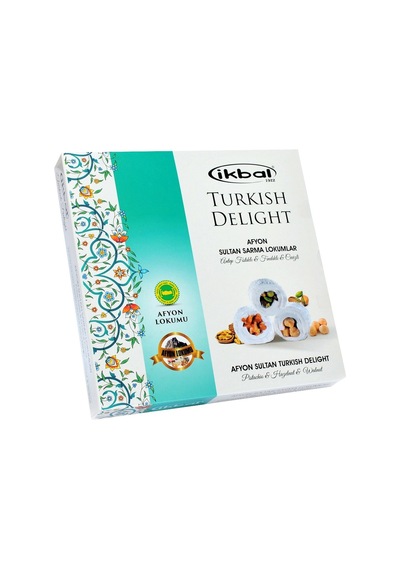 İkbal Sultan Sarma Lokum 500g Karışık Çerezli - Cevizli, Fıstıklı, Fındıklı 8'li Avantaj Paketi Tarı