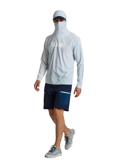 Slam Slam Od Tech Hooded Erkek Gri Tişört W068 Çok Renkli