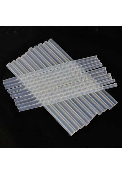 50 Adet, Ince Silikon, Sıcak Silikon, 7 Mm, Şeffaf Mum Silikon,