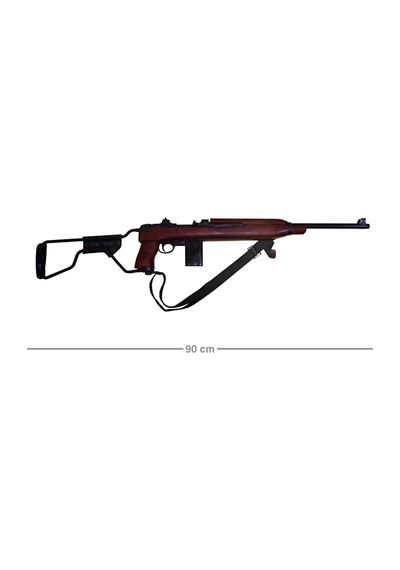 Denix Dekoratif Replika Paraşütçü Model M1a1 Karabina, Amerika 1942