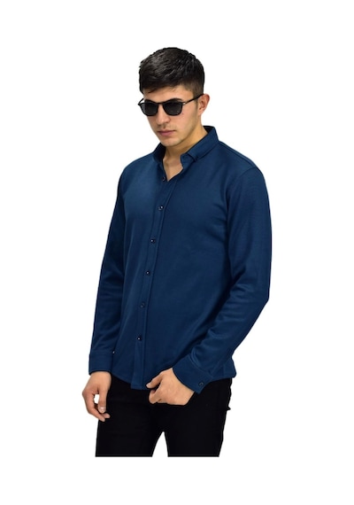 Erkek Spor Jakarlı Uzun Kol Gömlek R6530 Bgl-st03205 001