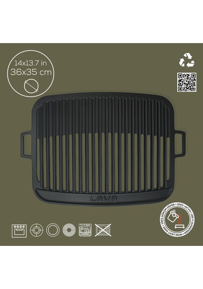 Lava Döküm Mangal Izgarası, 36x45 Cm Sku: Smg8690010001306 Açık-ahşap