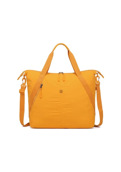 Smart Bags Mikro Poly Kumaş Büyük Boy Kadın Omuz Çantası 3335 Hardal