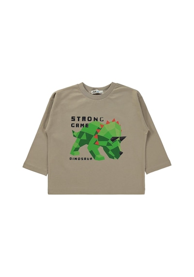 Civil Boys Strong Game Baskılı 2-5 Yaş Sweatshirt Km - Bej