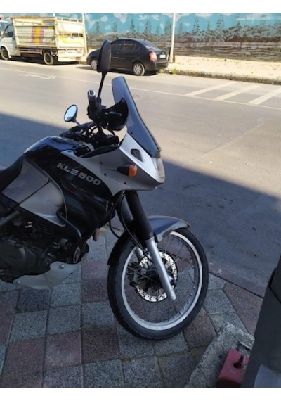 Zeus Motor 1991-2004 Kawasaki Kle 500 Uyumlu Uzun Ön Cam Füme Renk