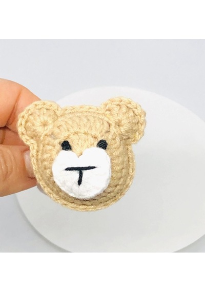 Amigurumi Ayıcık Lastikli Toka, Saç Tokası, Saç Aksesuarıı