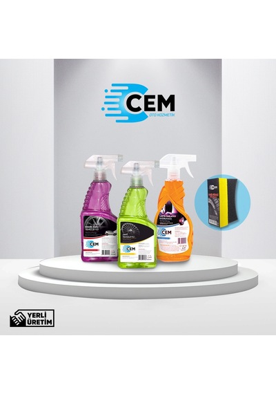 Cem Car Care Jant&lastik Bakım Seti Premium İçerik