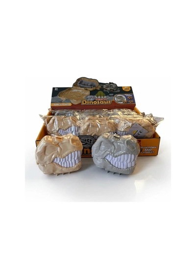 Dinozor Kamyon Bas Fırlat Eğitici Oyuncak Araç, Çocuklar İçin Tekli Paket Bx-316576