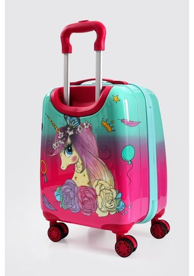Unicorn Çocuk Valizi Ççs 5256 Pembe Pembe