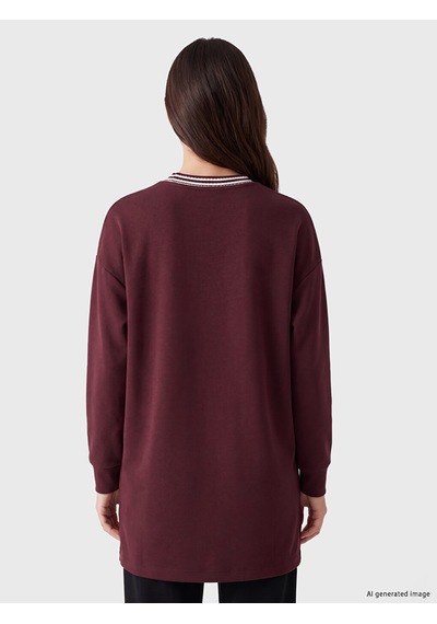 Lcw Everyday Mürdüm Soft Touch Kadın Sweatshirt Tunik