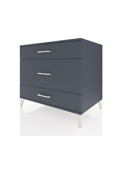 Kronos Şifonyer 3 Çekmeceli 88x59x80 Antrasit-antrasit Antrasit