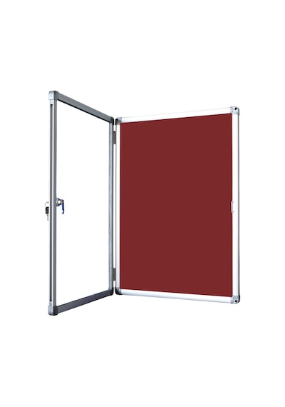 Camekanlı Anahtarlı Apartman İlan Panosu - Duyuru Panosu 70 x 100 CM