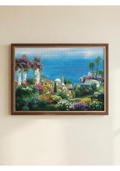 Sahil Sokak Ve Sahil Köyü İkili Set - 1000 + 500 Parça İkili Puzzle Seti