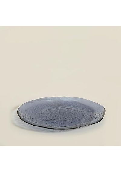 Dune Servis Tabağı, Mavi/ 28cm Açık Gri