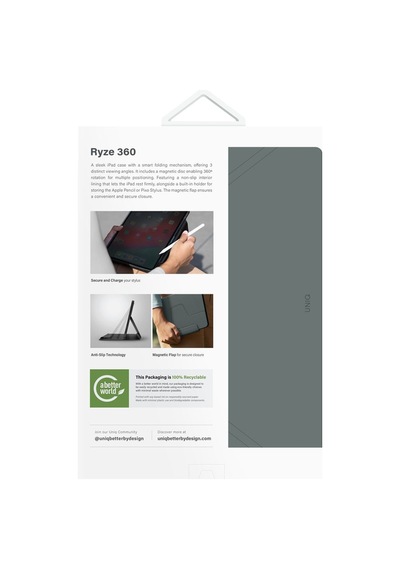 Apple Uyumlu iPad, Air 11" 2024 M2 Çip Tablet Kılıf Ryze Serisi Standlı 360º Dönme Özellikli Katlanabilir Tasarım Kılıf Apple Uyumlu iPad, Air 11" 2024 M2 Çip Tablet Kılıf Ryze Serisi Standlı 360º Dönme Özellikli Katlanabilir Tasarım Kılıf