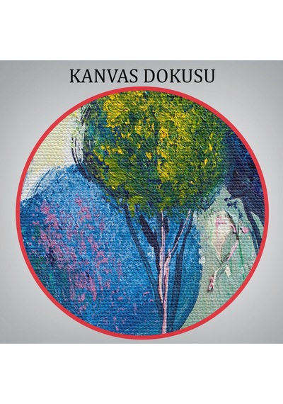 Bahçe Çiçeği Dekoratif Kanvas Duvar Tablosu-3594 150 X 255
