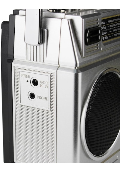 Teleskopik Antenli Kaset Çalar Radyo Am/fm/sw1-2 4 Bant, Bluetooth/usb/tf Mp3 Müzik Çalar, Ka
